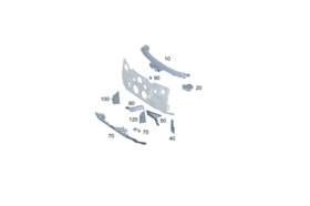 297-620-75-00 Mercedes-benz Genuine Holder