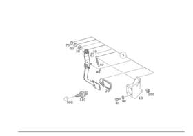 463-290-58-01 Mercedes-benz Genuine Pedal System