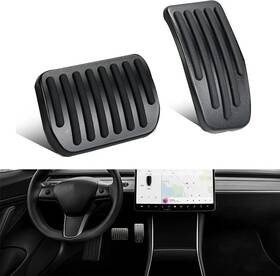 Mitsljtb501 Miytsya Mitsljtb501- 2 Pcs Tesla Model 3 Y Foot Pedal Pad Replacement Black