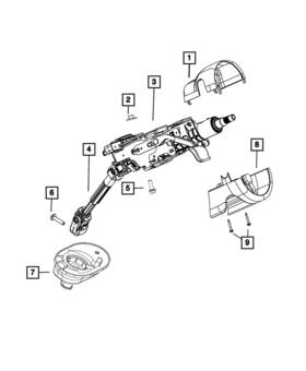 06506707aa Mopar Genuine Hex Lock Coned Washer Nut And 6506707aa