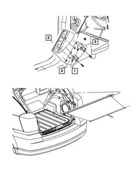 1bs63bd5ae Mopar Genuine Footrest Support