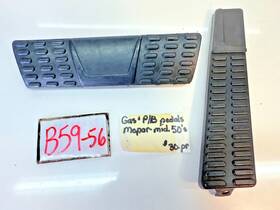 B59-56 Mopar 3-3036 Nos Brake And Gas Pedal 1957 - 1961 Chrysler Desoto Dodge Plymouth