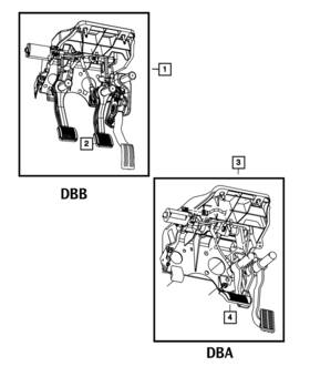 4581764ae Mopar Genuine Adjustable Pedal Assembly