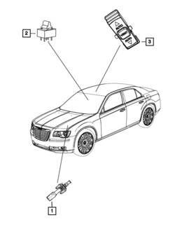 56042387 Mopar Genuine Adjustable Pedals - Switch
