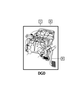 68223338aa Mopar Genuine Adjustable Pedal Assembly