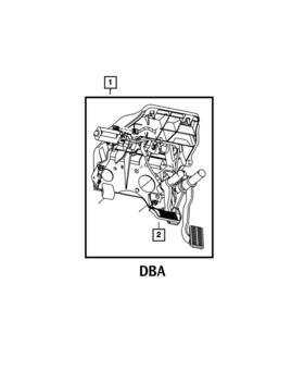 68423849aa Mopar Genuine Adjustable Pedal Assembly