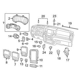 6lm55tx7ac Mopar For Ram 1500 2019-2023 Pedal Height Adjustment Switch