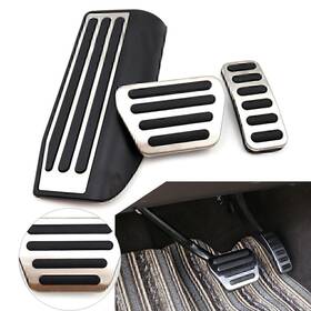 Moto Hij 550755311680 Car Foot Gas Brake Pedals Cover Kit For Range Rover Sport Discovery 5 Us 2013-21