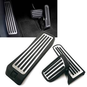 Motohij 236789254901 Lhd Steel Car Foot Rest Brake Gas Pedals Cover For Chevrolet Camaro 2016-2018