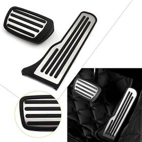 Motohij 536123406615 New Car Foot Gas Brake Pedals Cover Kit For Chevrolet Camaro 2016-2018 2017 Us