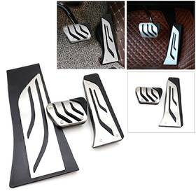 Motorshop168 420022559711 Car Foot Gas Brake Pedals Cover Kit For Bmw X5 X6 2008-2019 3pcs