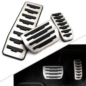 Motorshop168 550752916338 Car Foot Gas Brake Pedals Cover Kit For Jaguar Land Rover Range Evoque