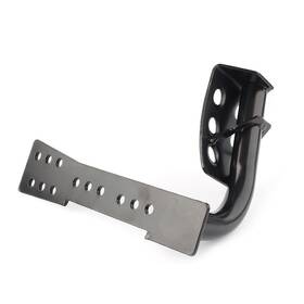 Motorshopusa 550743732299 Stainless Steel Dead Pedal Left Side Foot Rest Kick Panel Fits Jeep Wrangler Jk