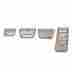 Ms275-91m Eddie Motorsports Billet Pedal Pad