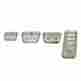 Ms275-91mb Eddie Motorsports Billet Pedal Pad