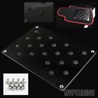 Mv98685fmp Mvptuning Universal Black Real Carbon Fiber Car Floor Mat Plate