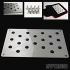 Mv98686fmp Mvptuning Universal Silver Real Carbon Fiber Car Floor Mat Plate