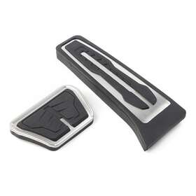 Newyoutube 211311398063 For Bmw 1 2 3 4 5 6 7 Series X3 X5 X6 No Drill At Pad Fuel Gas Brake Pedal Cover