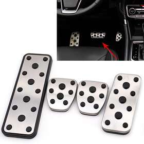 Newyoutube 310009297753 Car Foot Gas Brake Pedal Cover Kit For Subaru Legacy Outback Forester 2003-2005