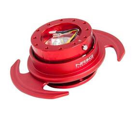Nrg 840301210926 Quick Release Kit Gen 3.0 - Red Metal Body / Ring With Handles