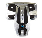 Pdl-250sl Nrg Brushed Aluminum Sport Pedal A T Silver With Black Rubber Inserts