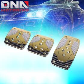 Dna-nrgpdl400cg Nrg Innovations Innovation Aluminum Manual Transmission Clamp Pedal Covers 3pcs Pdl-400cg