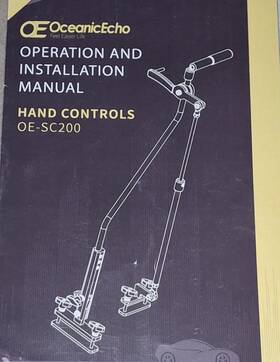 Qe-sc200 Oceanicecho Hand Controls -disabled Drivers New Model Push Updated Brake Clamp Pull