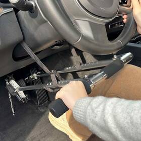 Scym-h-a1 Oceanicecho Car Hand Controls Device For Disabled Drivers Portable Handicap Black