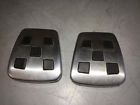 191553308 Oem Chevrolet 05-13 Gm Steel Corvette Pedal Stainless Covers