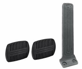 Cx1213-cx1201-2 Oer Accelerator/brake/clutch Pedal Pad Set 1958-1959 Chevy And Gmc Pickup Truck