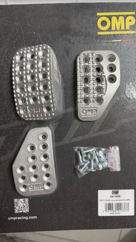 Omp 696536692712 Oa/1000 Aluminum Pedal Set Bnib