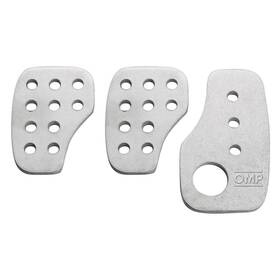 Oa0-1030 Omp Smooth Aluminum Manual Pedal Pad Set
