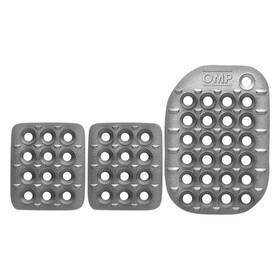 Oa0-1863 Omp Sandblasted Aluminum Manual Pedal Pad Set