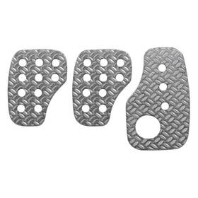 Oa0-1050 Omp Racing Inc. - Knurled Aluminum Manual Pedal Pad Set