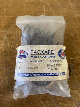 Bdc-102 Packard Bdc102 Vintage Brake Dust Cover Kit Max Merritt Parts Hardware