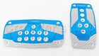 Pdl-400bl Pdl-450bl Nrg Automatic Sport Pedals Blue Silver Carbon Fiber 2 Piece