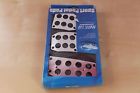 Pedal Traction Cluth Jdm Brake Gas Gray Sport Ring Pedals Univerdal T Nokya