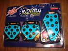 Pedals Glow Neon Manual Lighted Part Street Blue Sport Set Chrome Elpchmnb