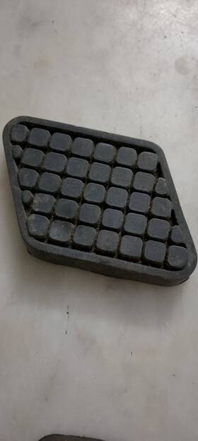 4504.09 Peugeot 204 1969 Brake Pedal Pad Nos Oem