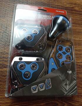 Pm-221208 Pilot 757558902811 Voltage 4 Pc Combo Kit Pedal Pads And Shifter