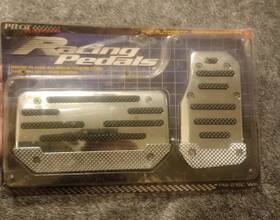 Pm-218e Pilot New Vintage Racing Pedals Chrome Plated Automatic Transmission Performance