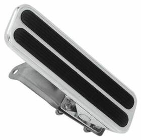 Sp8234 Pirate Mfg Street Rod Polished Aluminum Floor Mount Throttle Gas Pedal