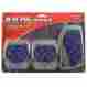 Pm-246 Pilot Automotive Blue Performance Manual Transmission M T Brake Gas Clutch Pedal Pads
