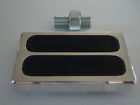 8501pol Polished Rod Hot Aluminum Rectangle Brake Street Pad Pedal Chevy Ford Fits