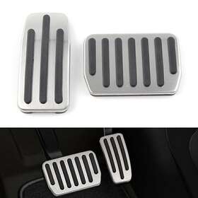Premiummotorcycleusa 210000721700 No Drill Foot Pedals Non-slip Gas Brake Pads Cover Aluminum Fit Tesla Model 3