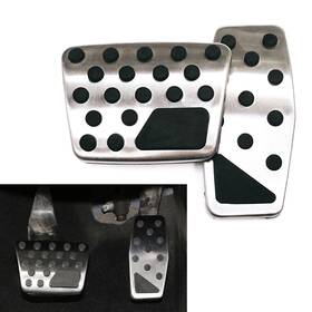Purple 550718581525 Steel Car Brake Gas Pedals Cover For Jeep Renegade Compass Fiat 500x