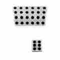 Putj0007-eac Putco Textured Aluminum Foot Rest For 2006-2008 Ford Mustang Automatic