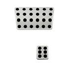 Putj0033 Putco Textured Aluminum Replacement Pedals For 2008-15 Ford F250 F350 Super Duty