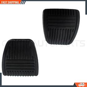 3132114010 Qearl Auto Parts Pair For Lexus Toyota Camry 79-85 Black Rubber Clutch Brake Pedal Pad