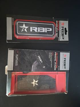 Rbp-4132zr Rbp Black Aluminum Automatic Gas Brake Pedal Pads Cover - Suv And Truck